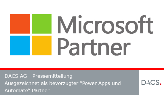 DACS ist jetzt bevorzugter Microsoft „Power Apps“ Partner